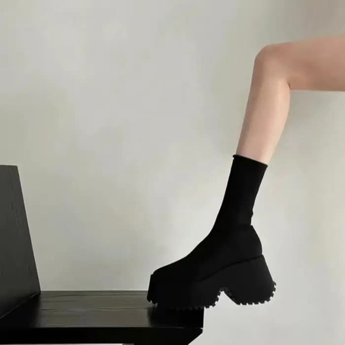 Bottes Chelsea à talons très hauts pour femmes