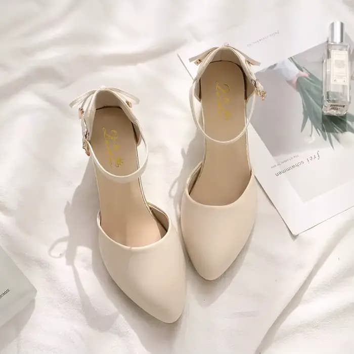 Vente flash ! Chaussures à talons hauts à fines brides style féerique - Nœud papillon avec boucle dorée, confortables et polyvalentes