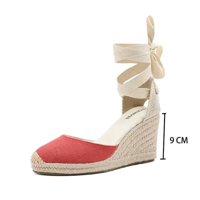 Espadrille à semelles compensées pour femmes