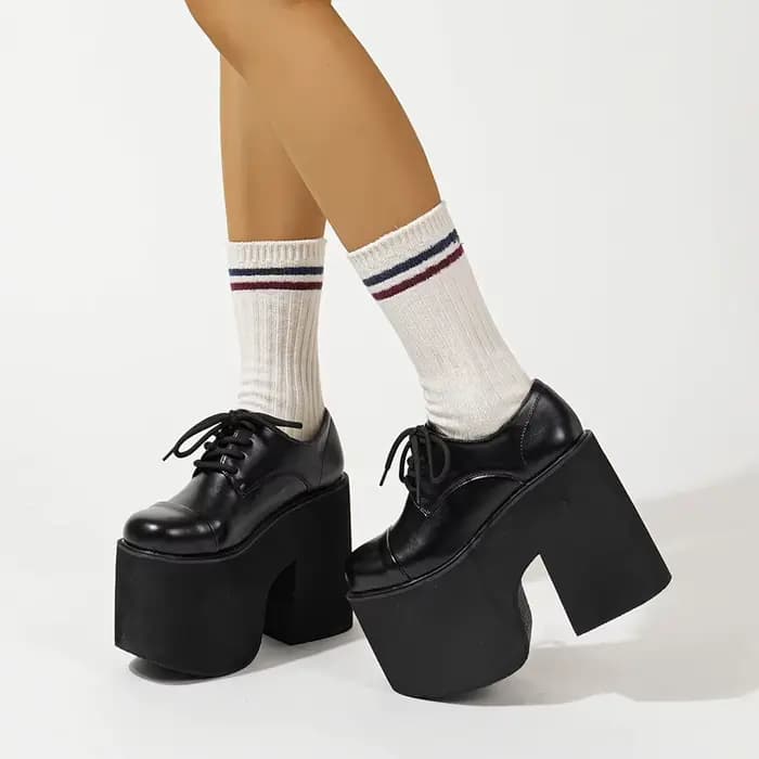 Gdgydh-Escarpins à Talons Épais pour Femme