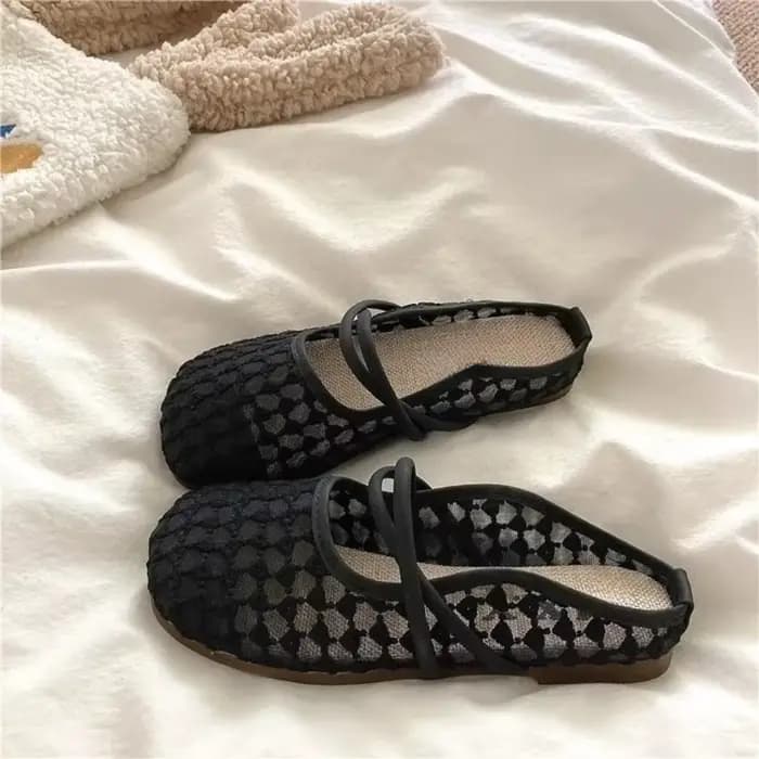 Mules chic en maille à bride unique