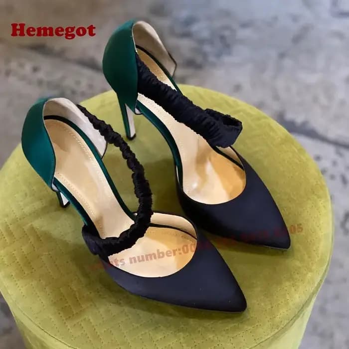 Escarpins à talons aiguilles à bout pointu pour femme