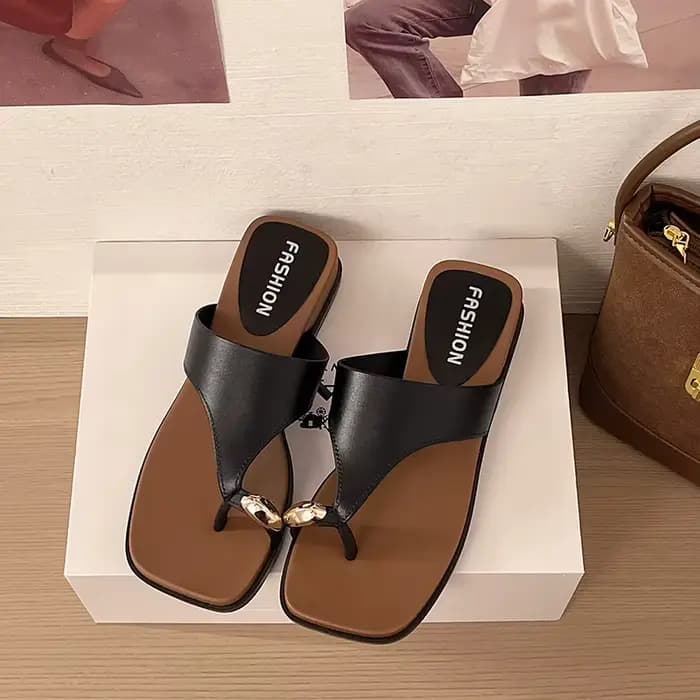 Mules à talon compensé pour femme