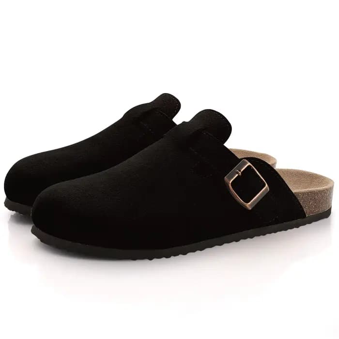 Mules en daim pour femmes