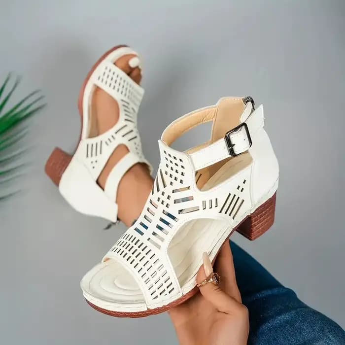 Sandales à talons hauts pour femmes, nouvelles sandales rétro de style gladiateur, chaussures décontractées pour femmes, mode romaine, sandales élégantes pour femmes, sandales à plateforme pour femmes