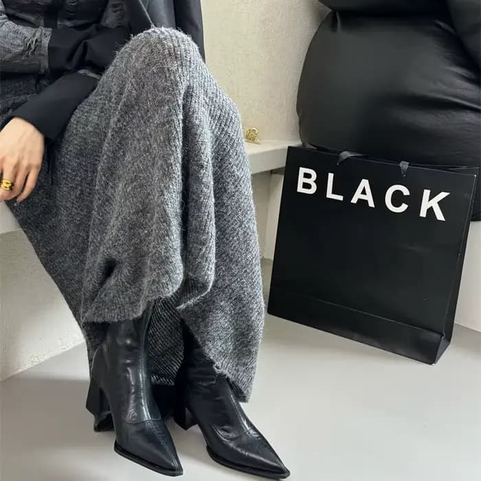 Bottines à talons hauts et bout pointu pour femme