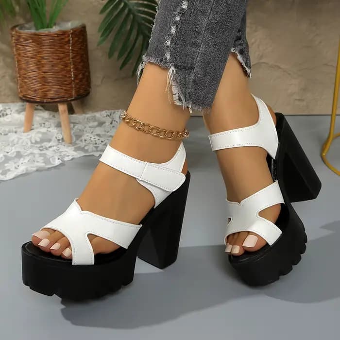 Femmes sandales 2025 nouvelle plate-forme d'été talons hauts