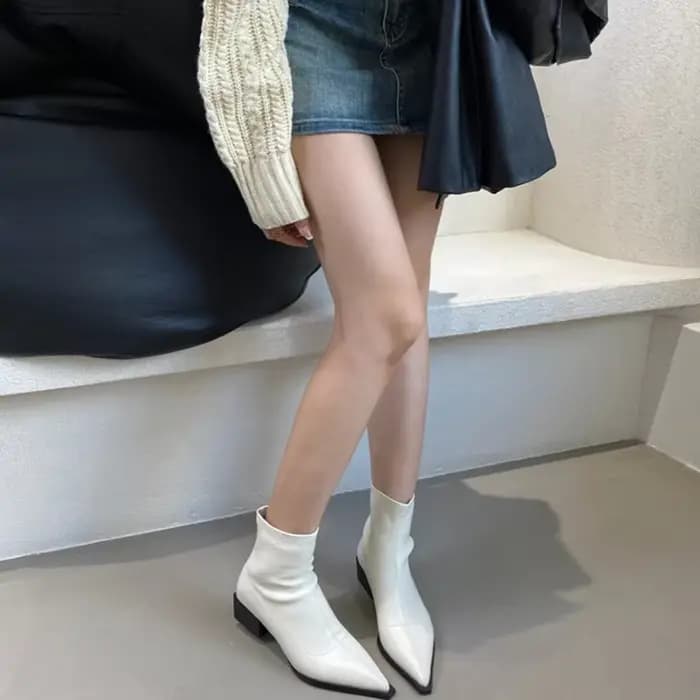 Bottes de rinçage pointues pour femmes