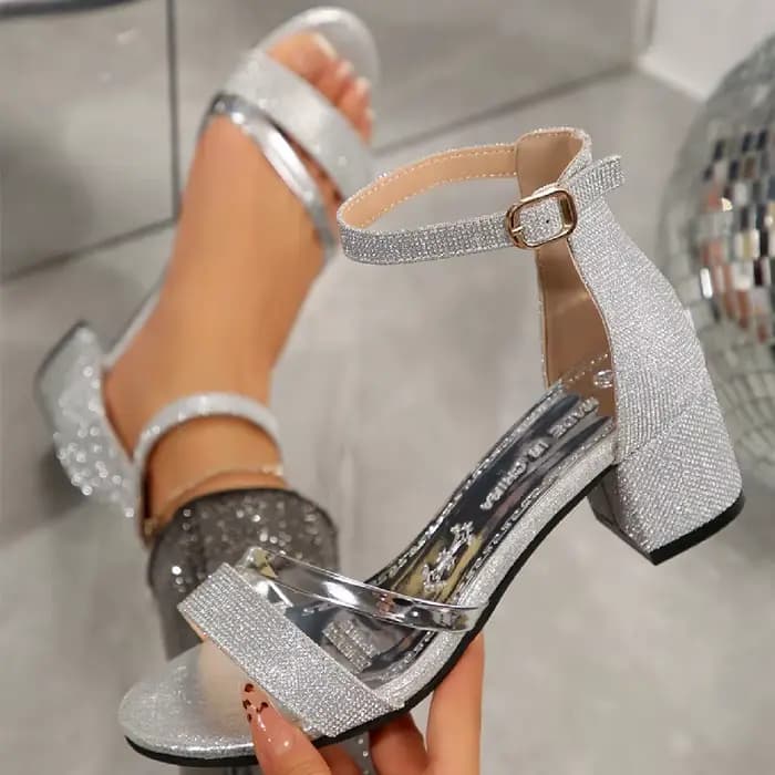 Sandales d'Extérieur à Talons Moyens et Hauts pour Femme