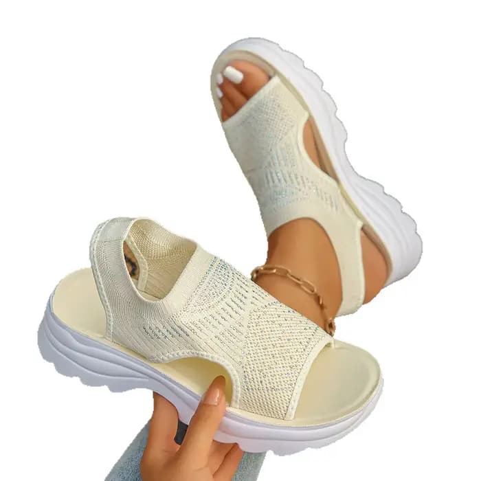 Sandales confortables et élégantes à enfiler