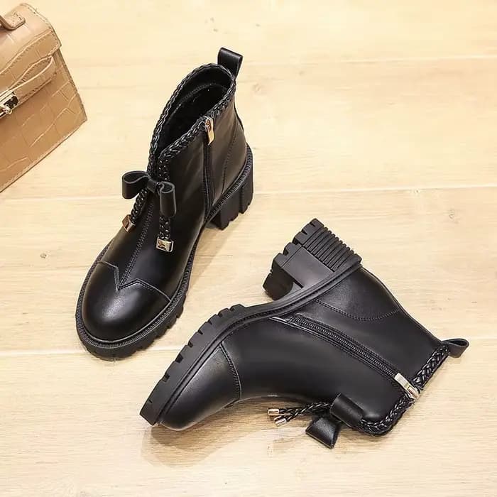 Bottines à Talons Blancs pour Femme