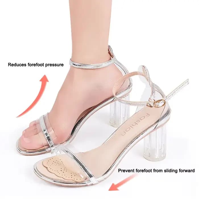 Coussinet d'avant-pied en cuir pour femmes
