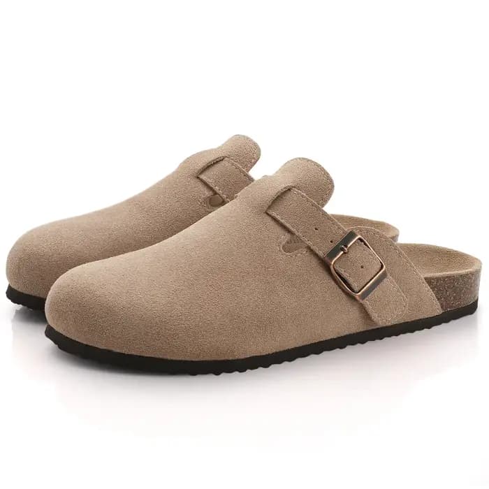 Mules en daim pour femmes