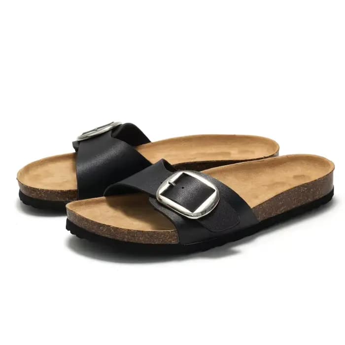 Sandales de plage en daim avec structure réglable pour femmes