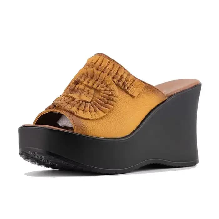 CEYANEAO – sandales en cuir véritable pour femmes