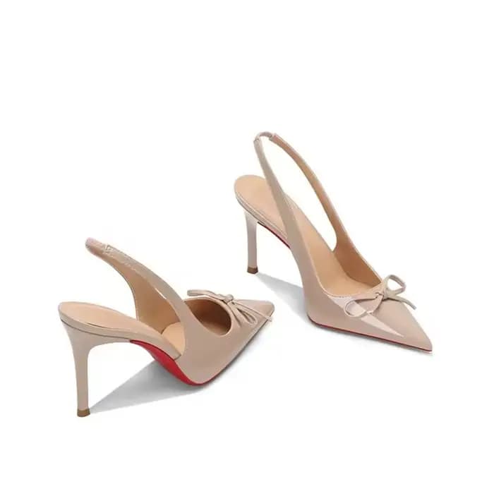 Sandales d'été à talons hauts avec nœud polyvalent