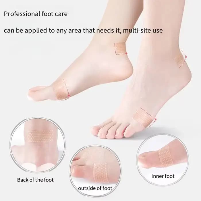 Autocollants en gel de silicone pour talons