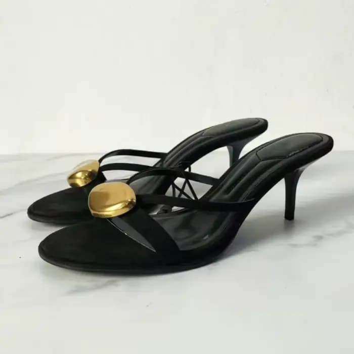 Sandales à talons ouvertes de luxe pour femmes