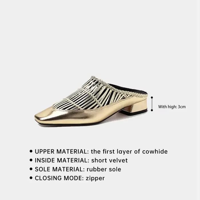 Ods bout carré sandales à talons aiguilles pour femmes été brillant couleur unie