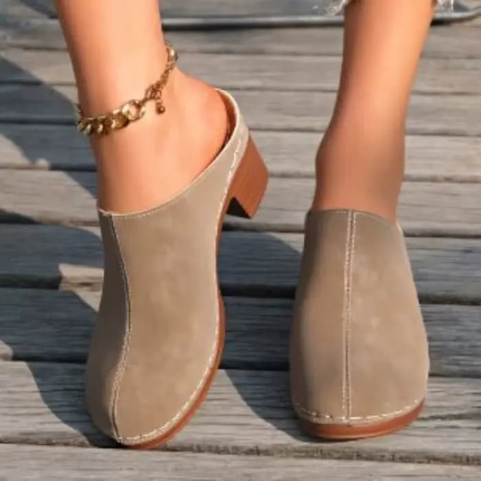 Nouvelles Sandales Compensées Vintage à Bout Fermé pour Femmes 2026 – Chaussures de Créateur à Plateforme Tendance Été