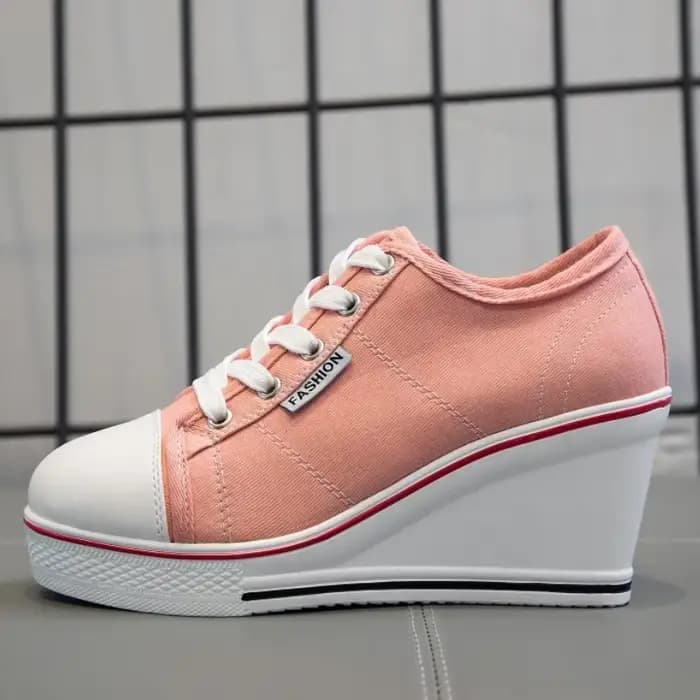Chaussures femmes nouvelle femme toile compensée vulcaniser