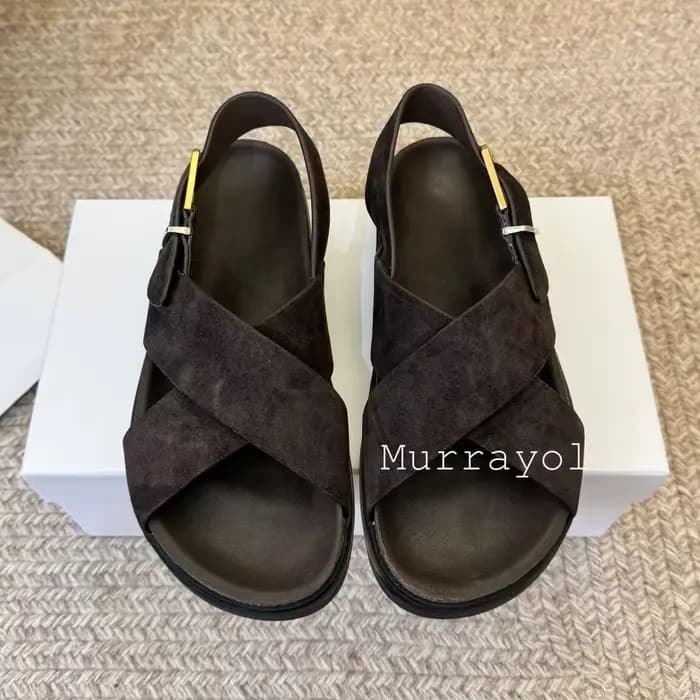 Sandales pour femmes en cuir véritable