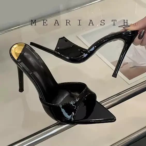 Sandales d'été sexy à talons hauts fins pour femme