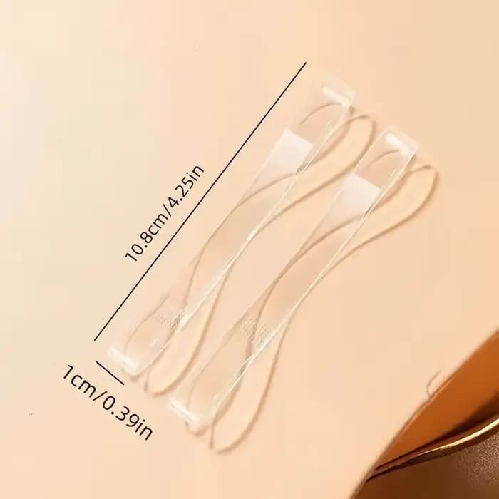Sangles antidérapantes transparentes invisibles pour talons