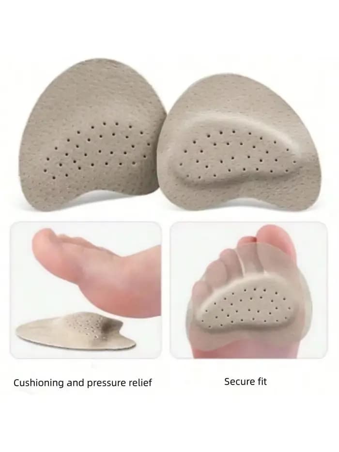 1 paire de coussinets en cuir pour l'avant-pied