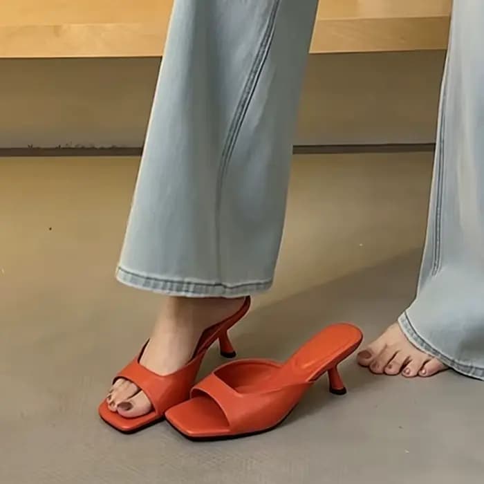 Pantoufles à talons hauts pour femmes