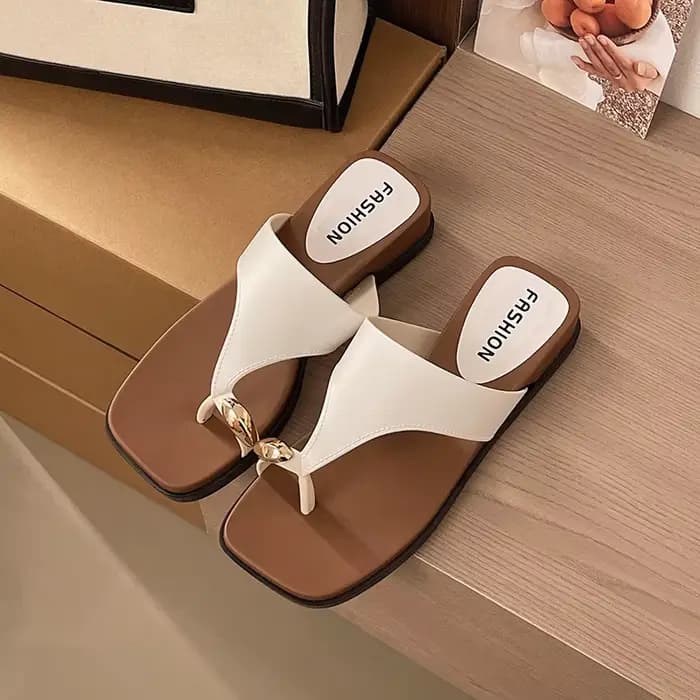 Mules à talon compensé pour femme