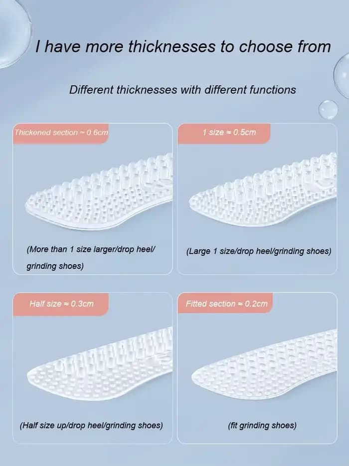 Autocollants de talons en silicone coordonnants pour femmes et hommes