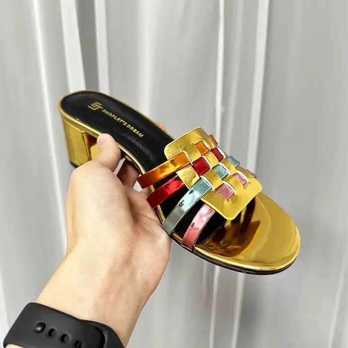 Sandales à talons épais pour femmes GJ