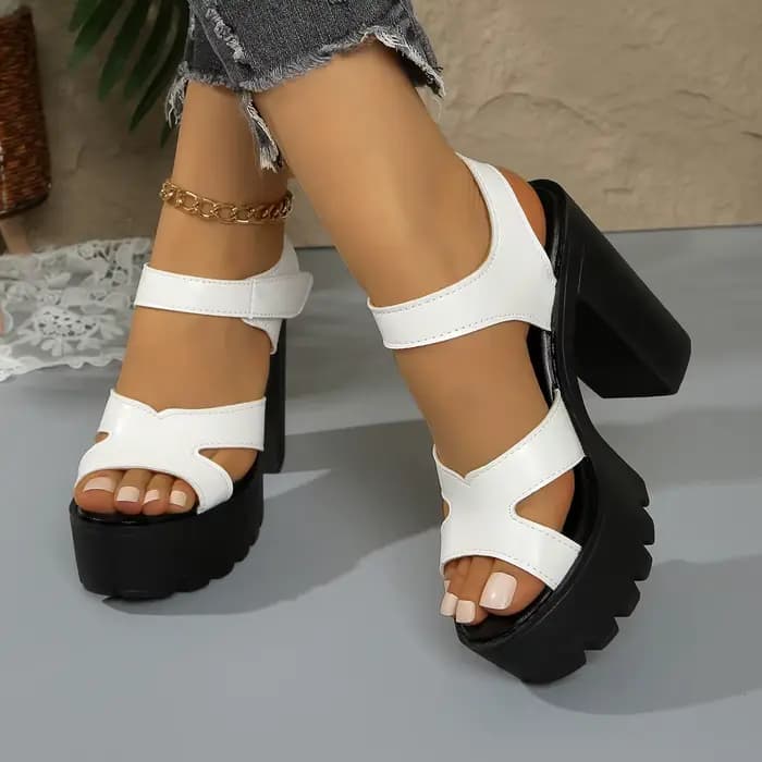 Femmes sandales 2025 nouvelle plate-forme d'été talons hauts