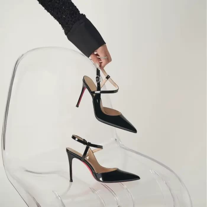 Sandales à talons hauts rouges nude pour femmes