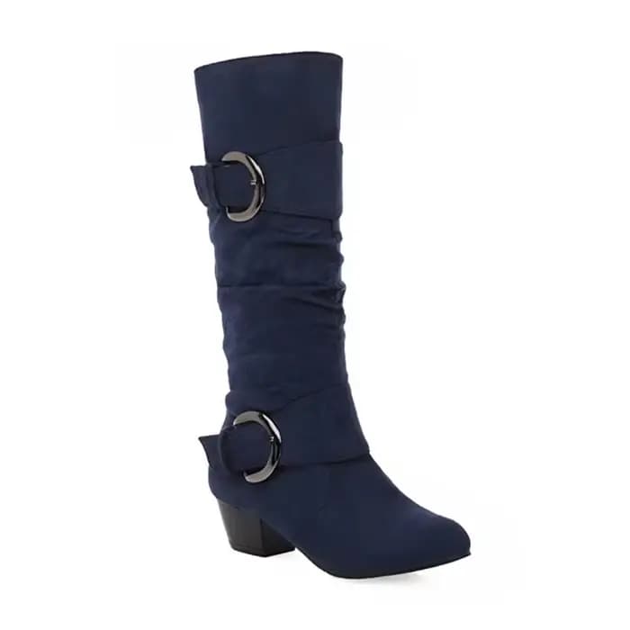 Bottes Hautes à Talons Compensés pour Femme