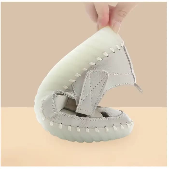 Nouvelles sandales de gladiateur en cuir véritable pour femmes chaussures orthopédiques dames