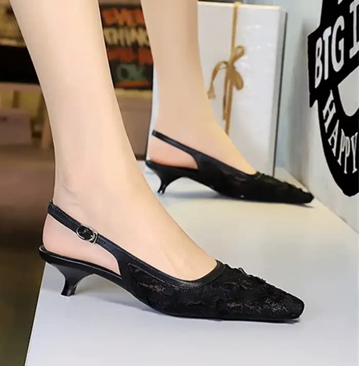 Escarpins à talon haut slingback pour femme
