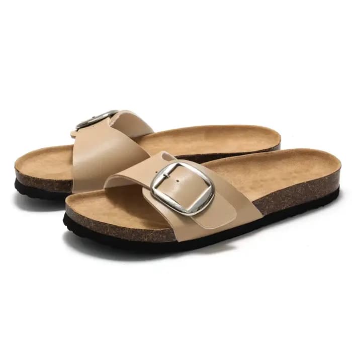 Sandales de plage en daim avec structure réglable pour femmes