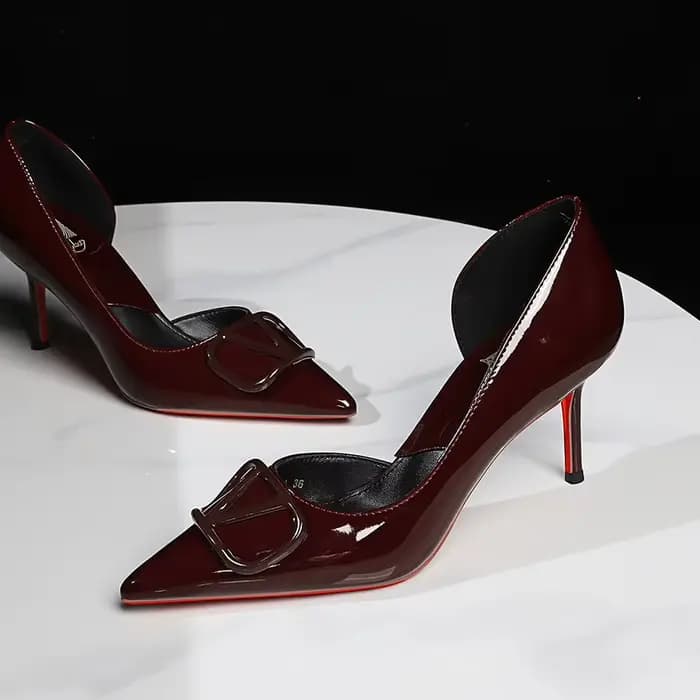 Chaussures à talons hauts sexy à semelle rouge