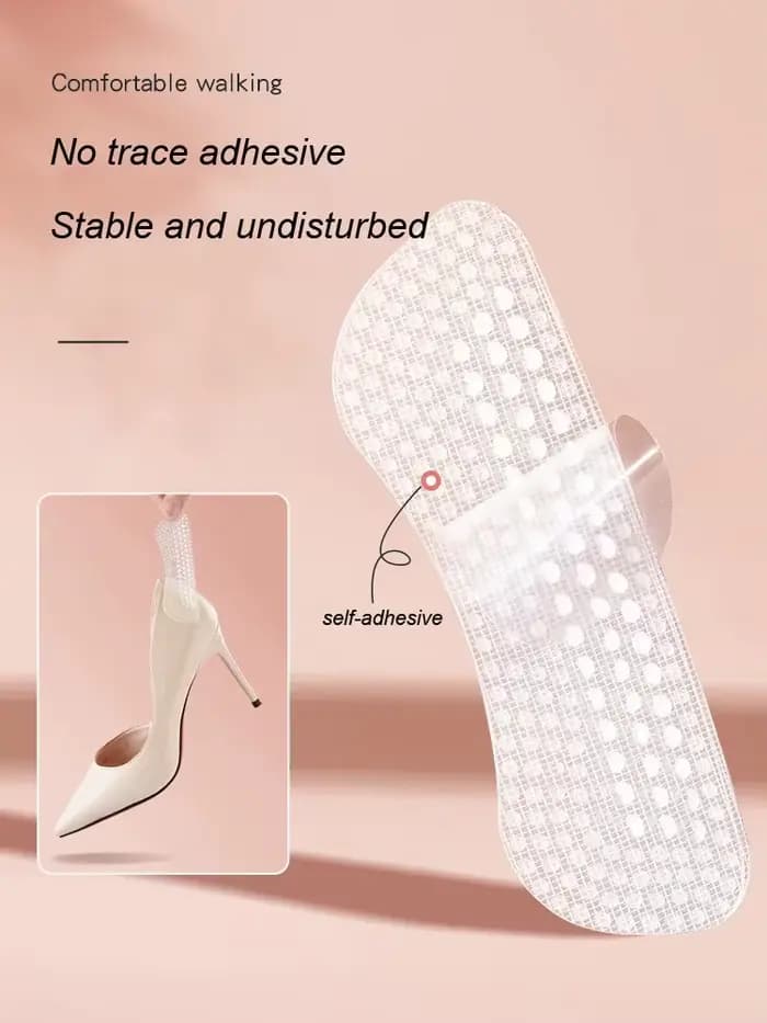 Autocollants de talons en silicone coordonnants pour femmes et hommes