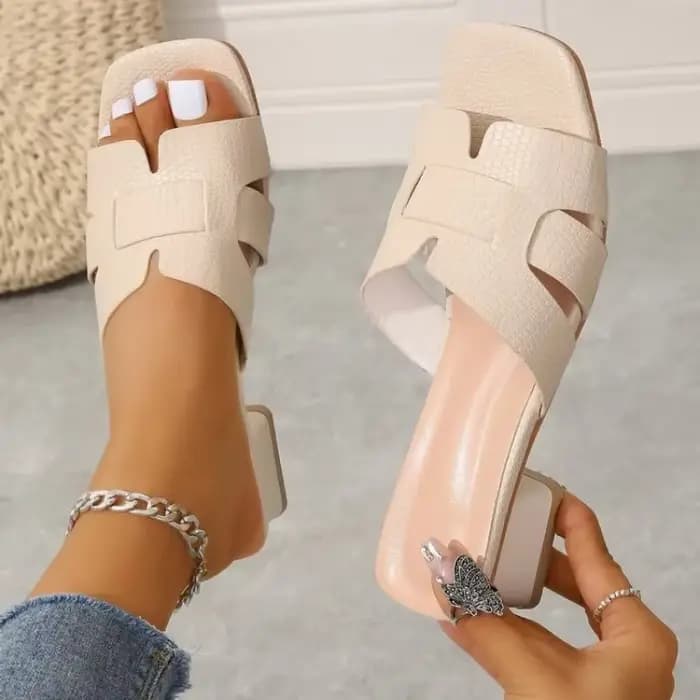Sandales à Talons Épais pour Femme