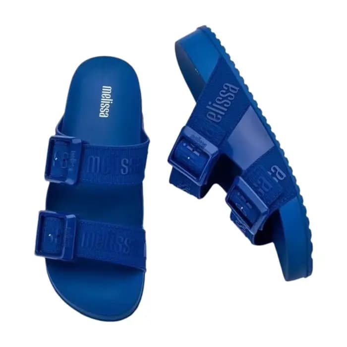 Sandales d'été pour femmes Melissa, chaussures en gelée à lanières larges, talon épais, style décontracté, en PVC, forme bouche de poisson