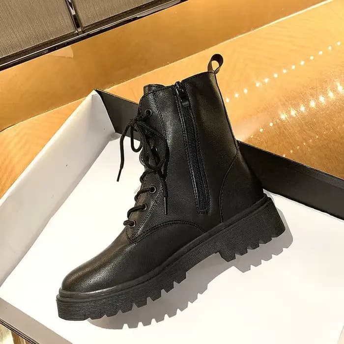 Bottines de Combat à lacets pour femmes
