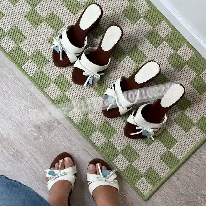 Sandales compensées à talon pour femme