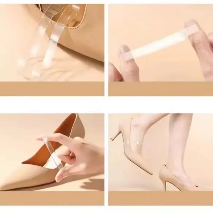 Sangle de maintien transparente et élastique pour talons hauts