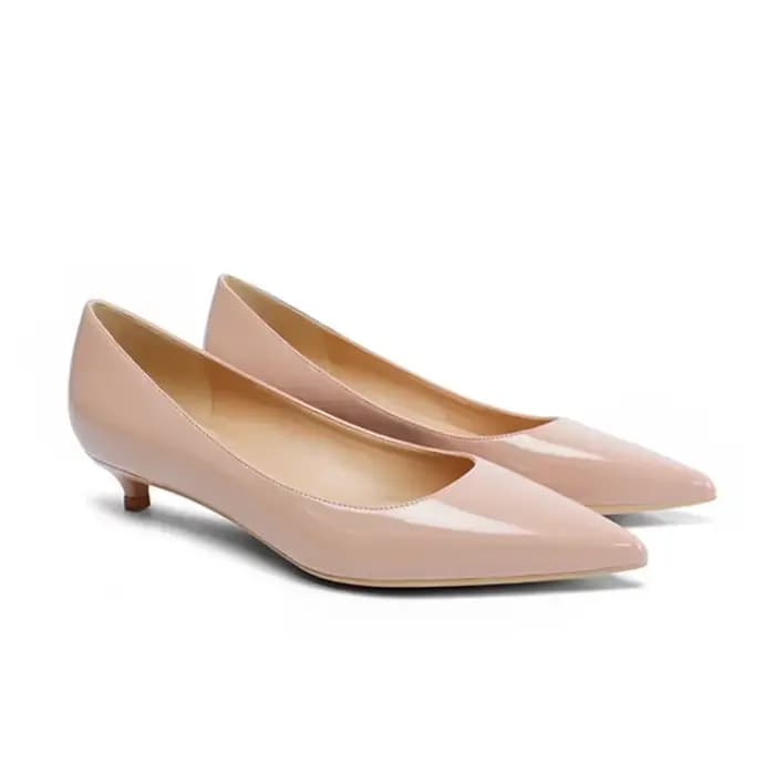 Escarpins en cuir verni pour femmes