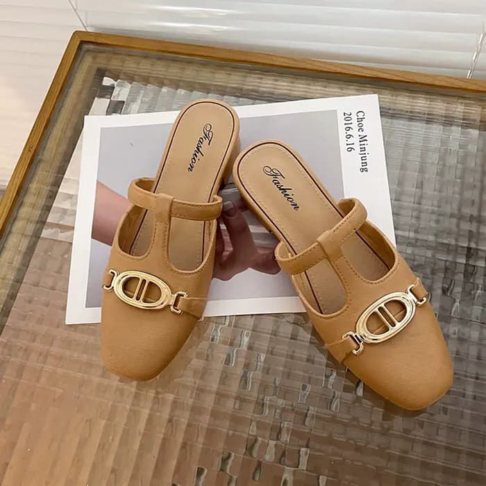Sandales d'été à talons bas pour femmes
