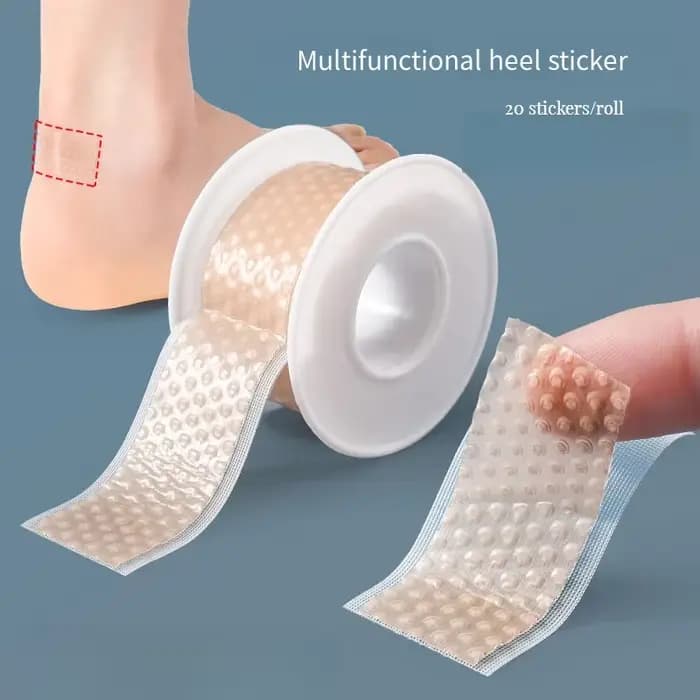 Autocollants en gel de silicone pour talons