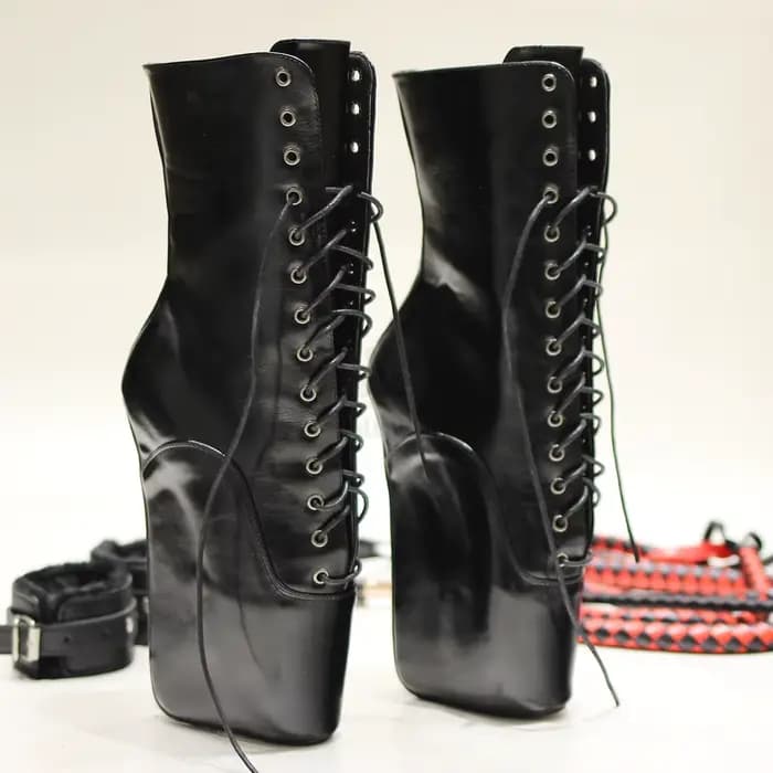 Bottines de Ballet à talons extrêmement hauts de 18CM